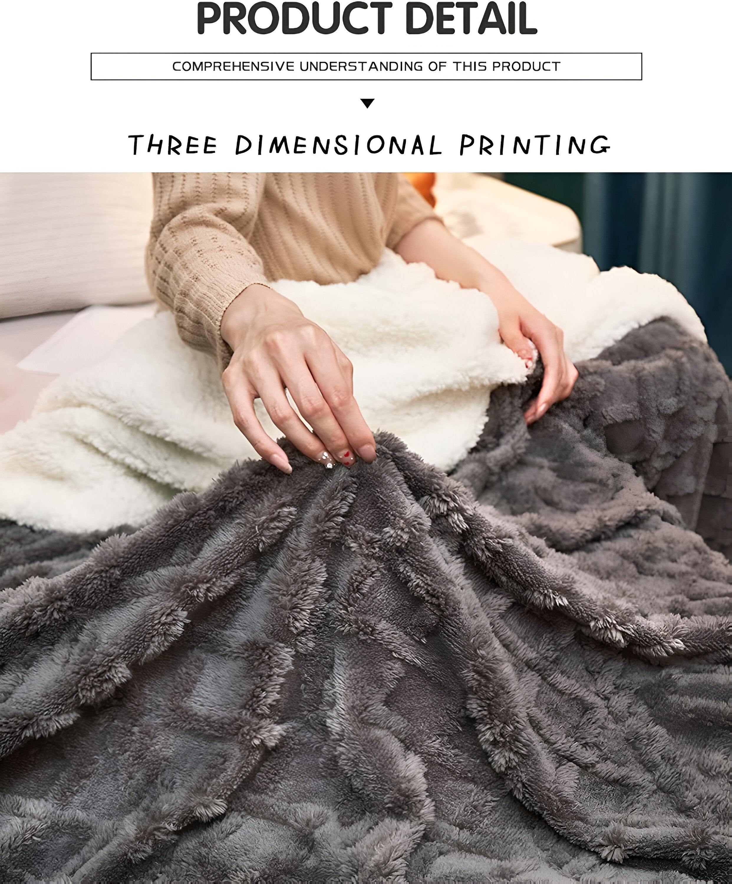 Cloud Comfort Sherpa Blanket | Ultra-Soft Snuggle Throw