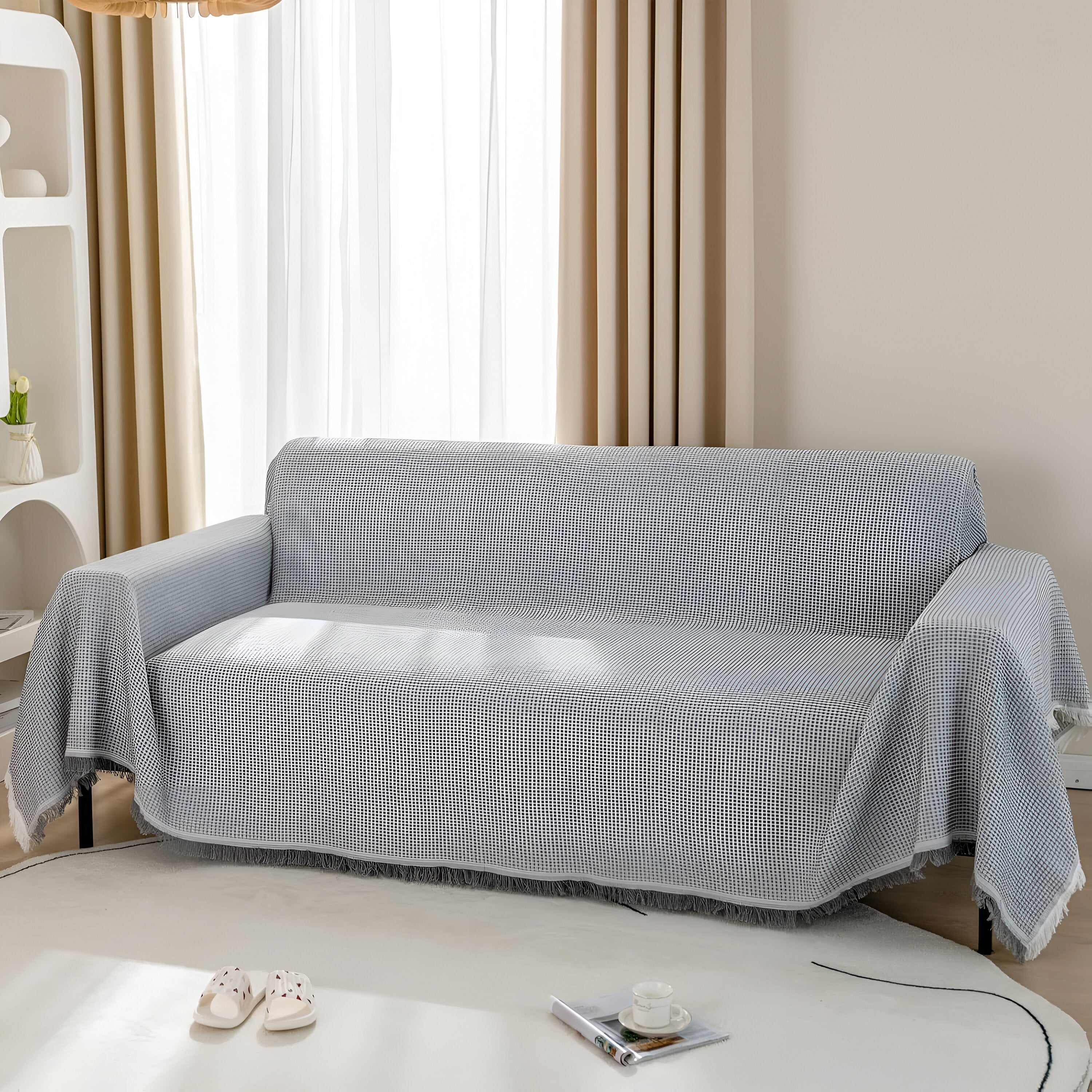 Pure Minimalist Slipcover | Modern Sofa Protection