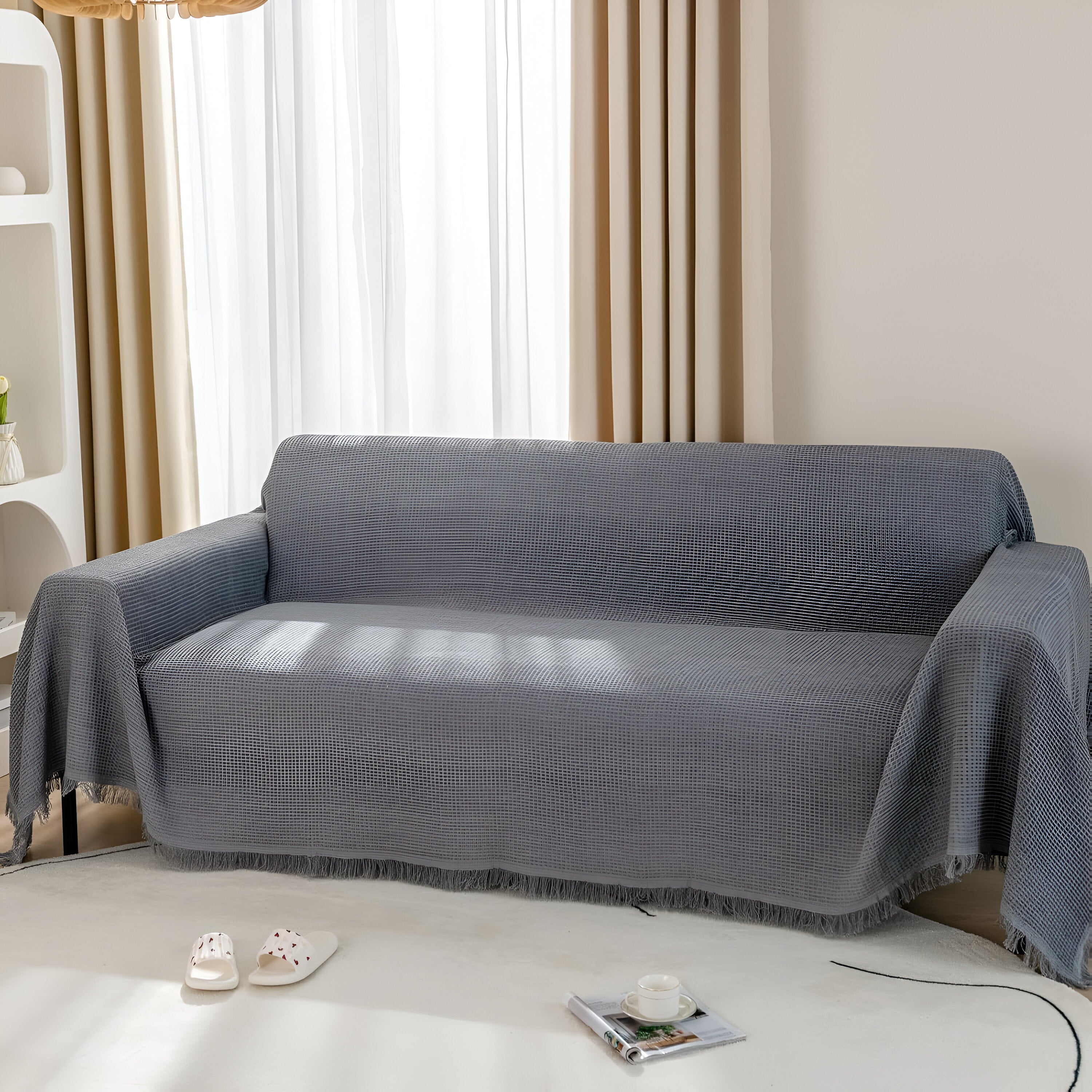 Pure Minimalist Slipcover | Modern Sofa Protection