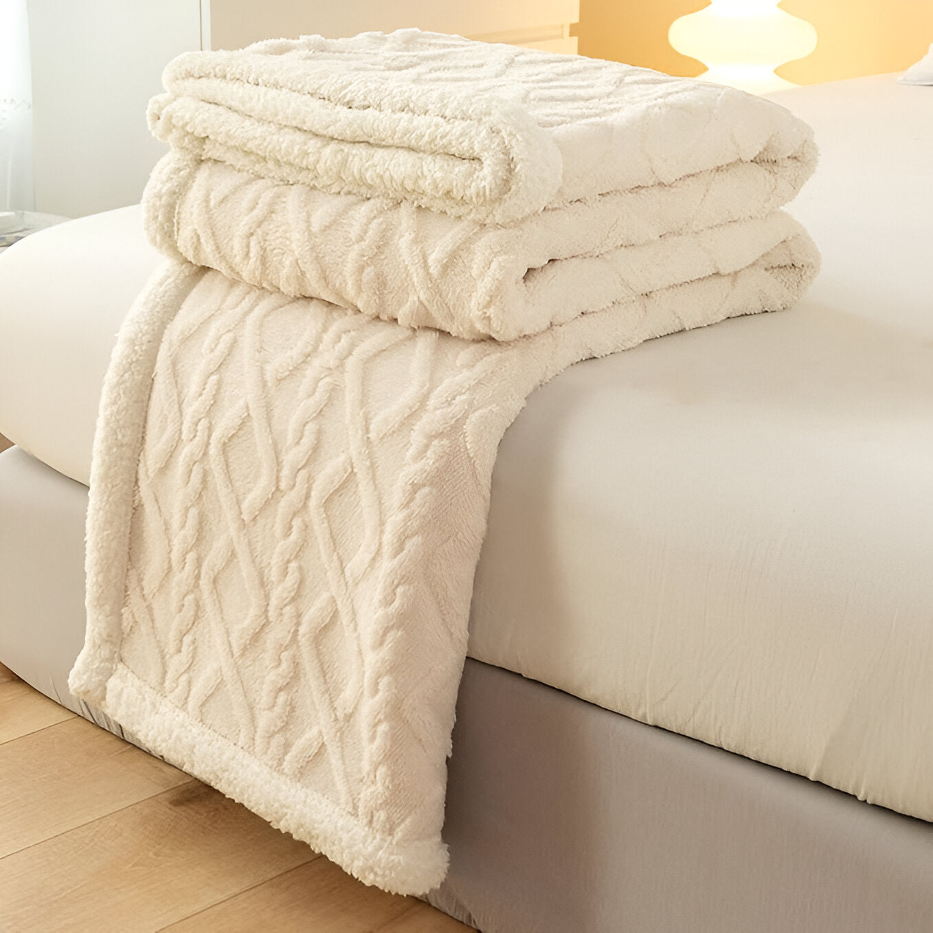 Cloud Comfort Sherpa Blanket | Ultra-Soft Snuggle Throw