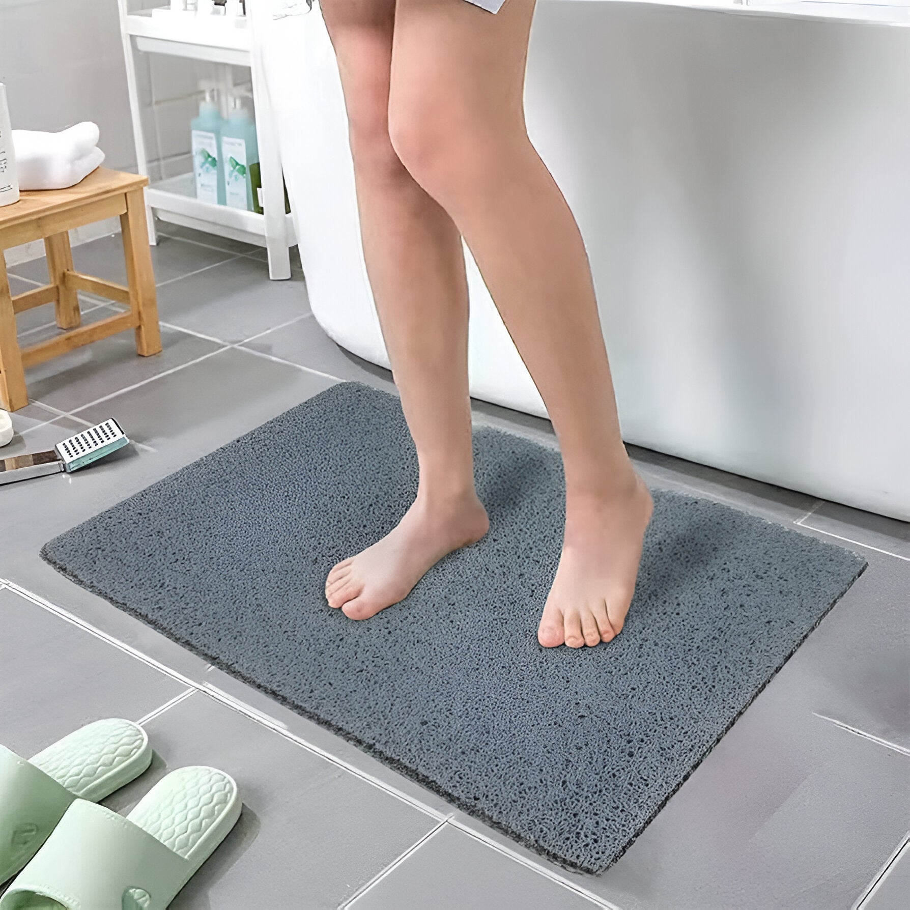 Secure Comfort Shower Mat | Soft Anti-Slip Technology
