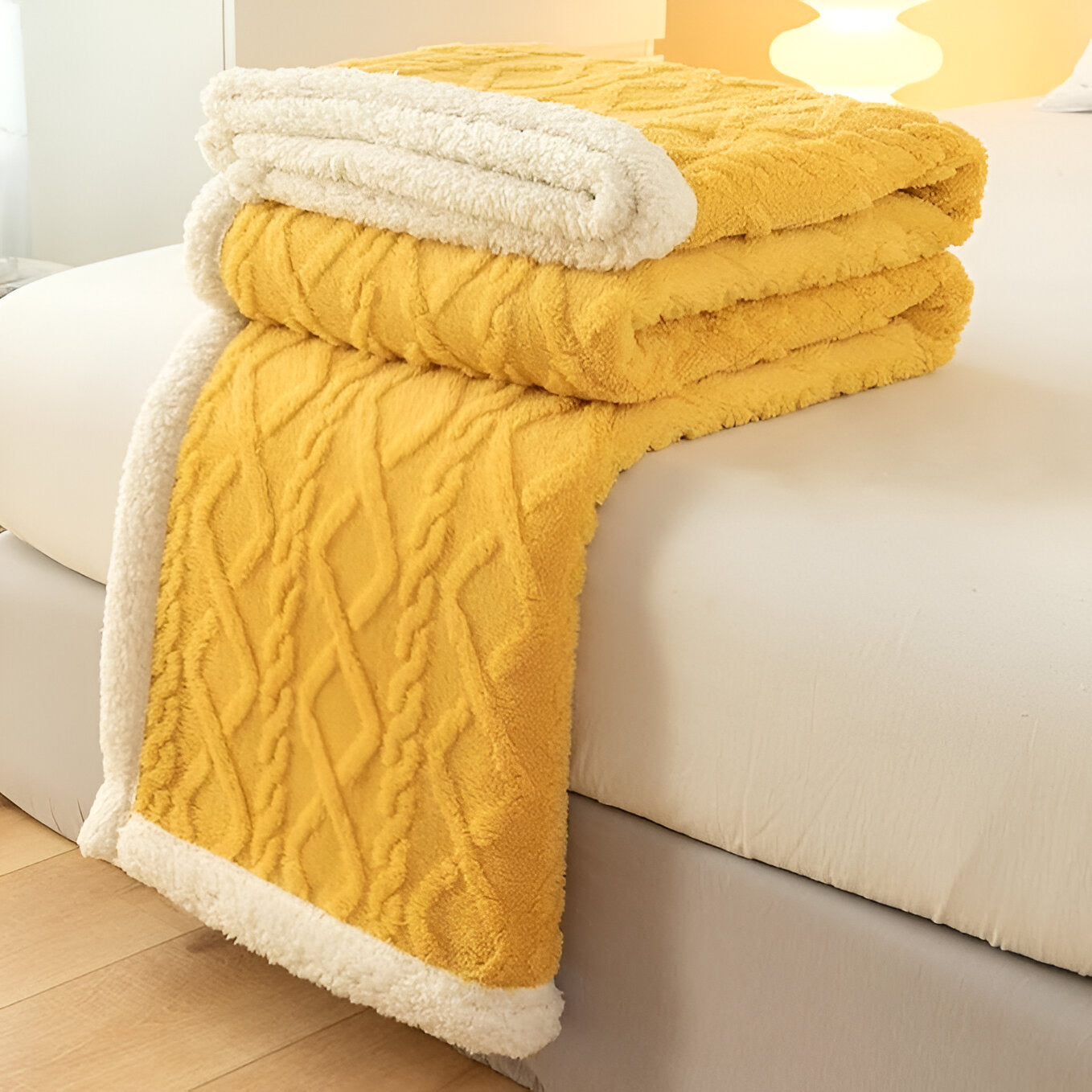 Cloud Comfort Sherpa Blanket | Ultra-Soft Snuggle Throw