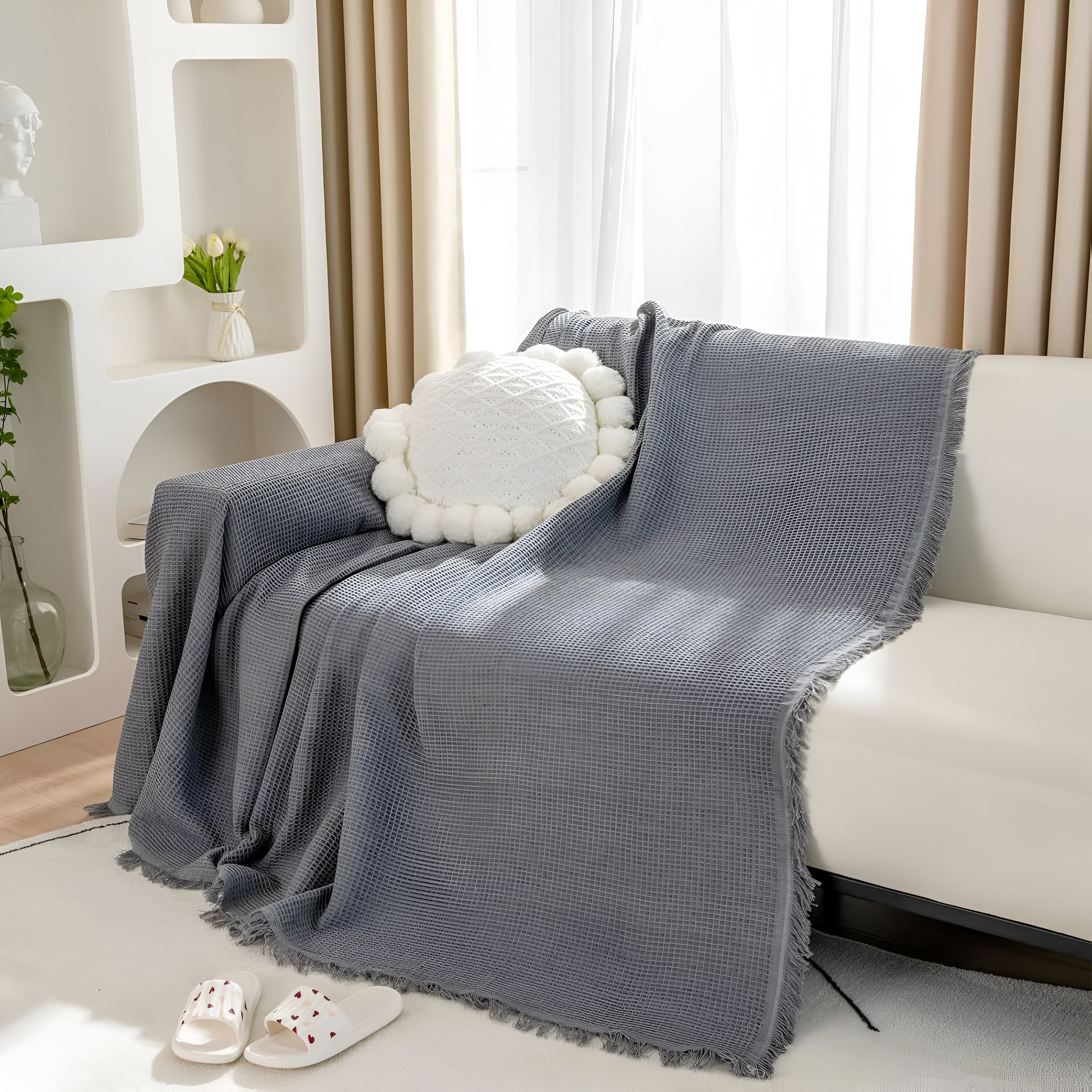 Pure Minimalist Slipcover | Modern Sofa Protection