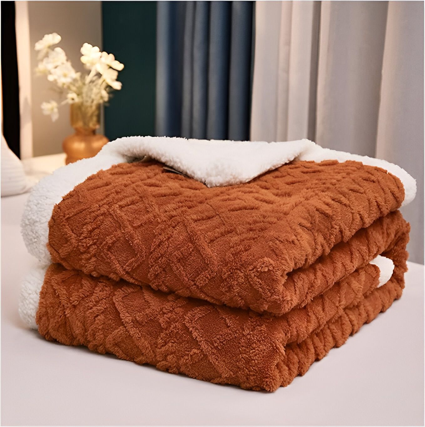 Cloud Comfort Sherpa Blanket | Ultra-Soft Snuggle Throw