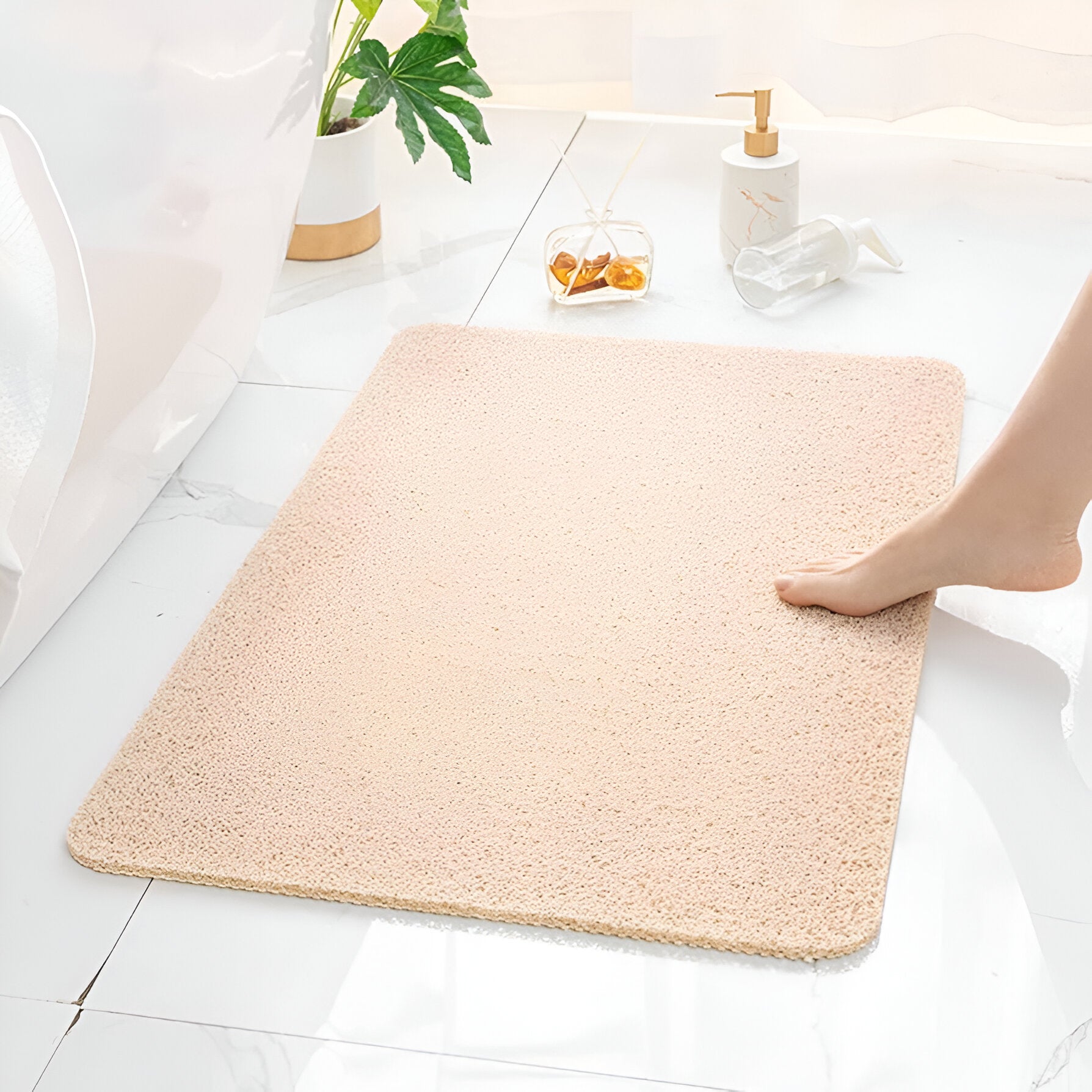 Secure Comfort Shower Mat | Soft Anti-Slip Technology