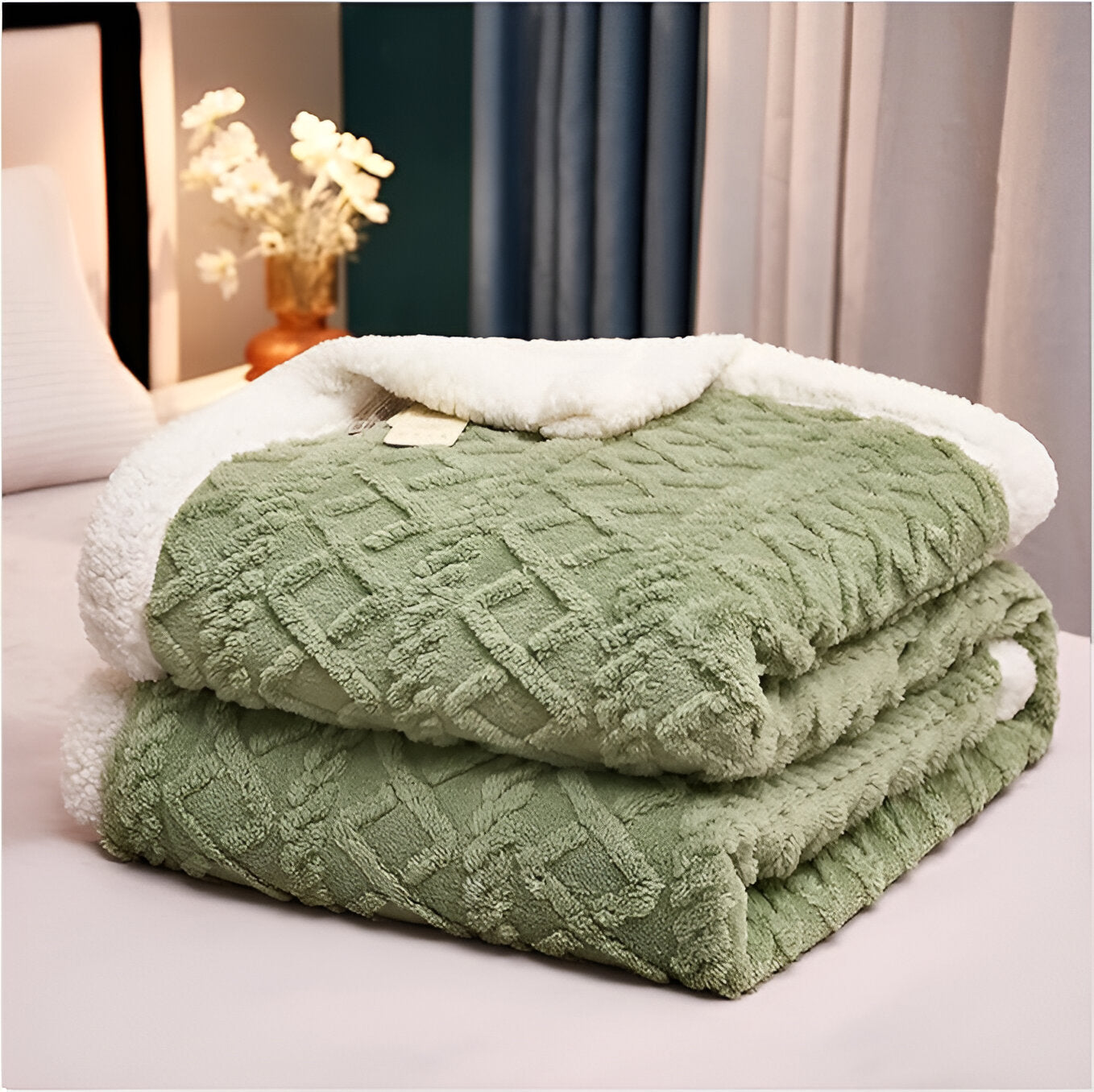 Cloud Comfort Sherpa Blanket | Ultra-Soft Snuggle Throw