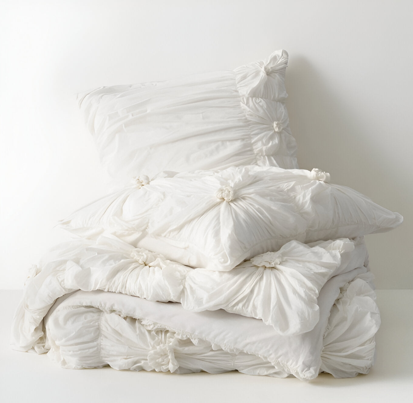 Blooming Ruffle Quilt Set | Romantic Floral Bedding Collection