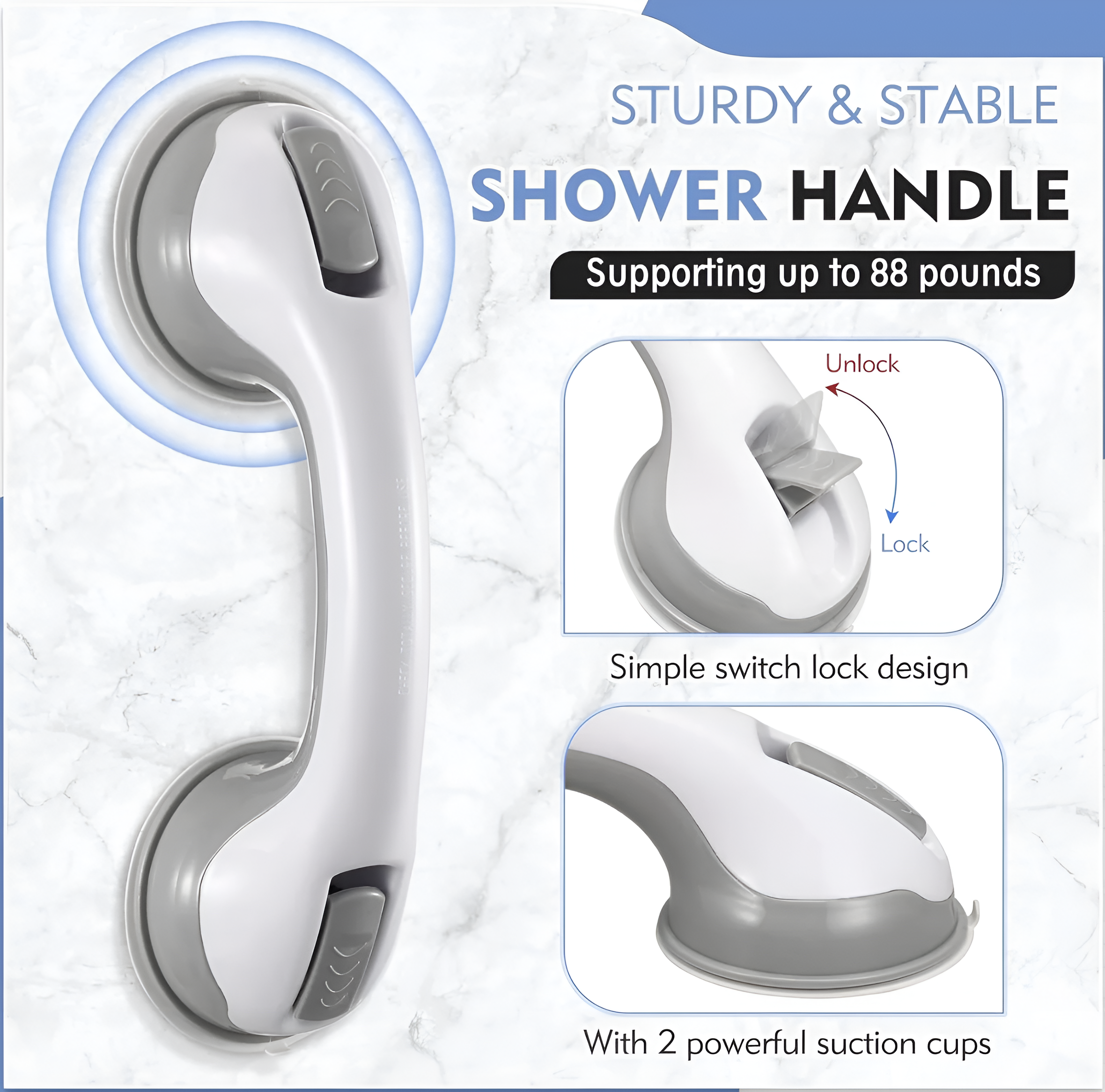 Pro-Grip Safety Bar | Ultra-Secure Support Handle